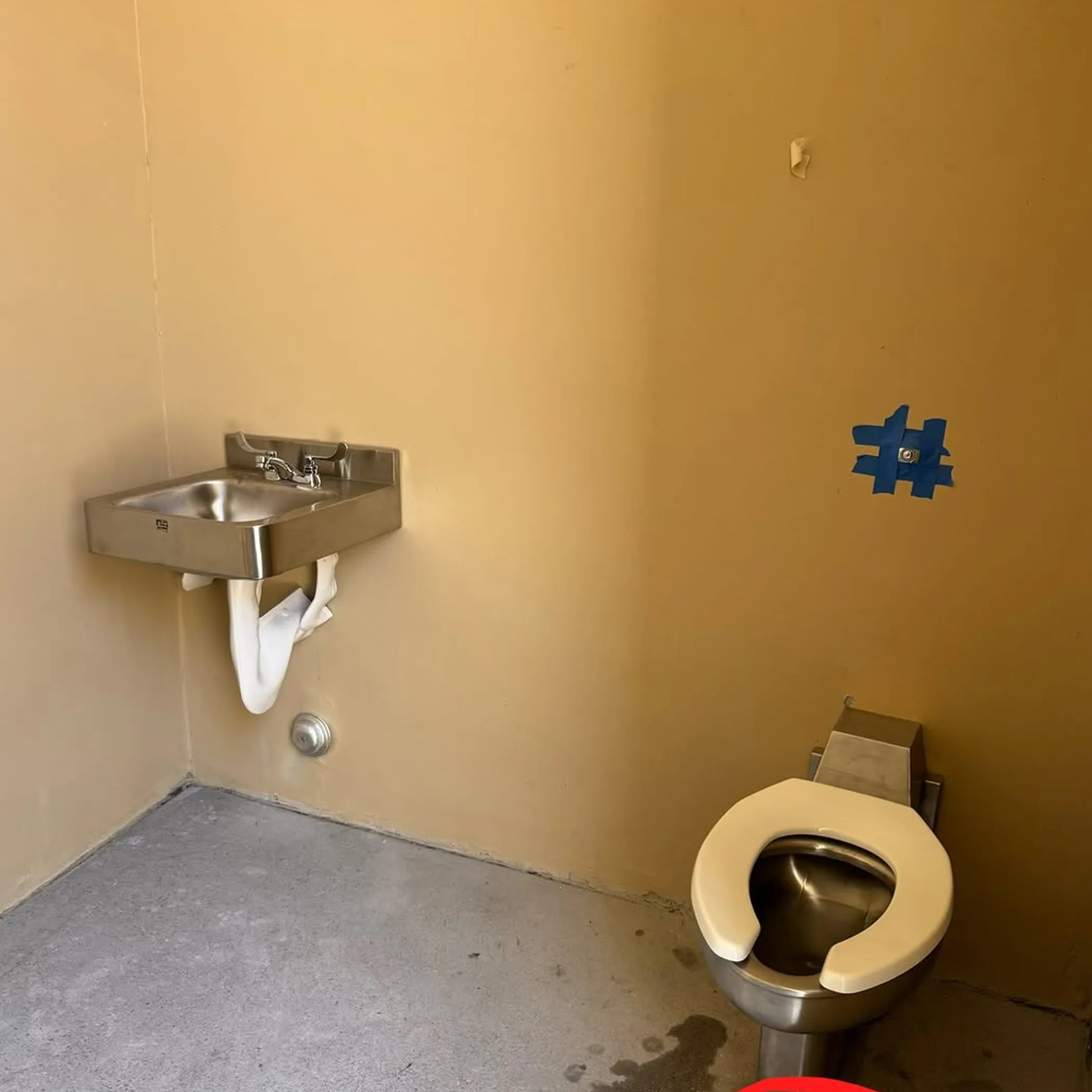 toilet and sink with plumbing issues